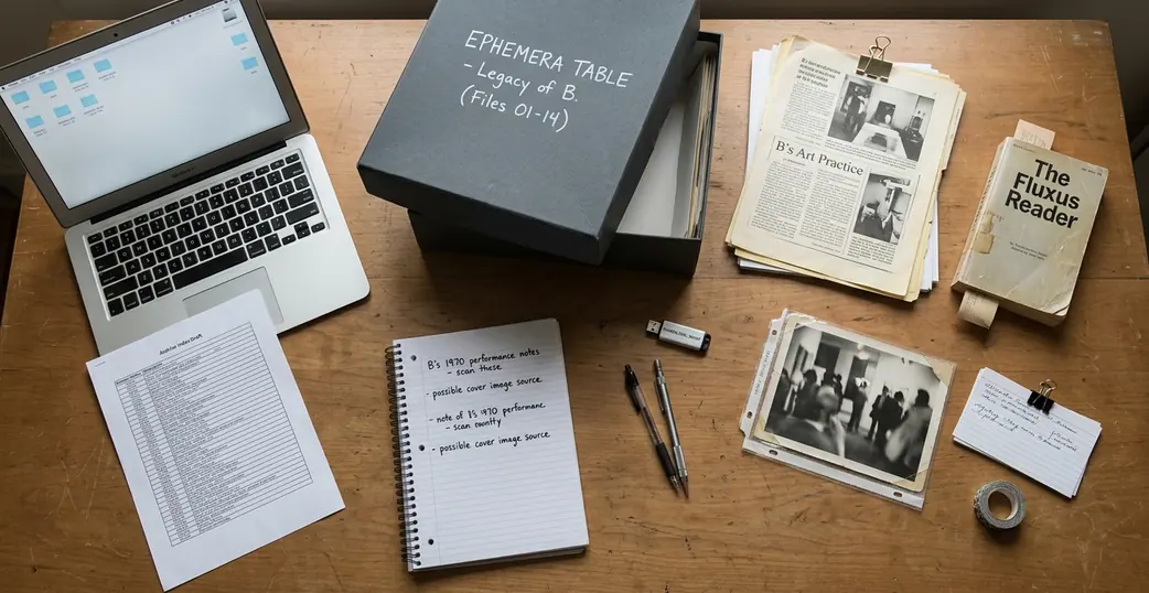 Image showing ephemera_table