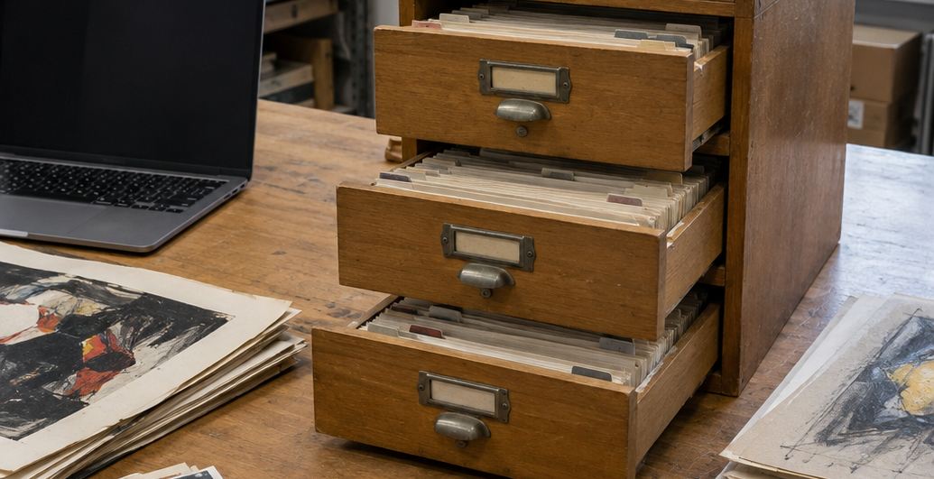 Image showing card catalog