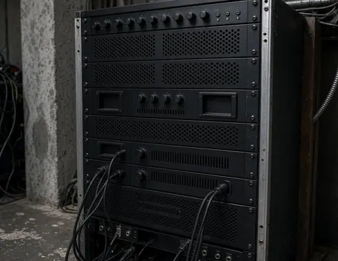 Image showing amp rack